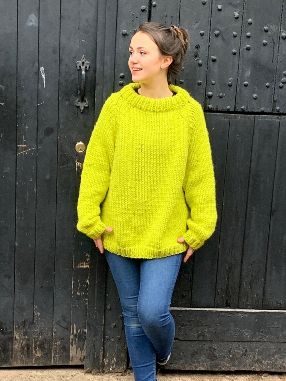 Sloppy Joe Jumper Knitting Pattern (download)