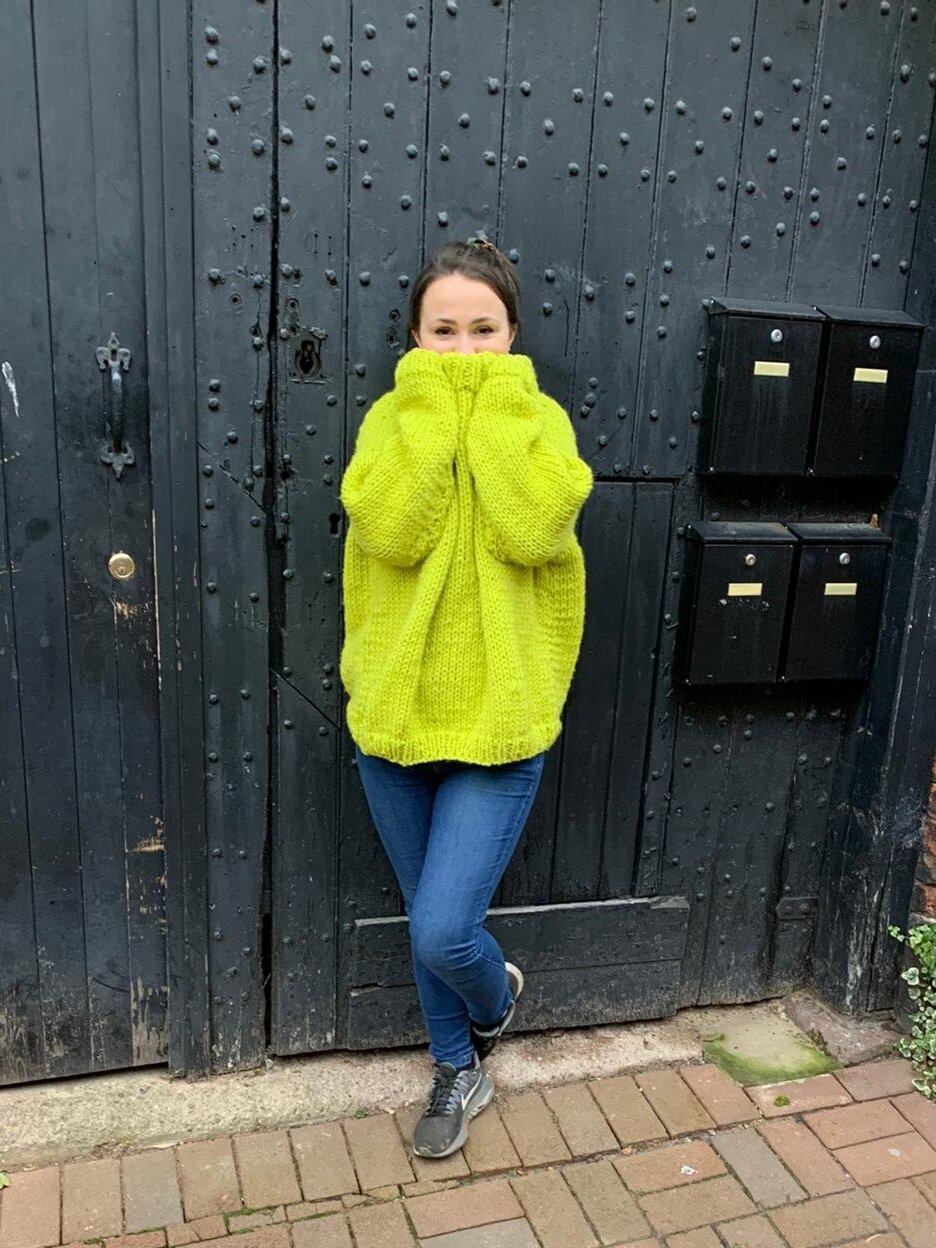 Sloppy Joe Jumper Knitting Pattern (download)