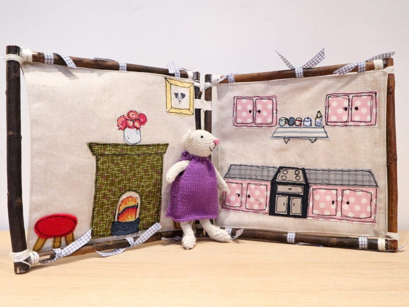 Margot and Malcolm Mouse Outfits Knitting Kit