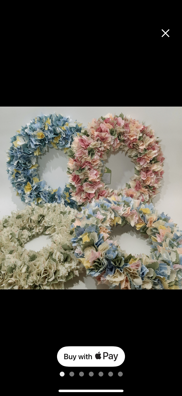 Fabric Spring  Wreath, 29th March, 2025)