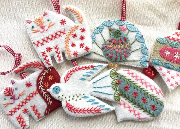 Embroidered Christmas Decorations (26th October, 10am - 12.30pm)