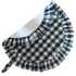 Blue and white checkered fabric chef&
