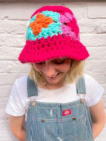 Chunky Crochet Bucket Hat Pattern (download)