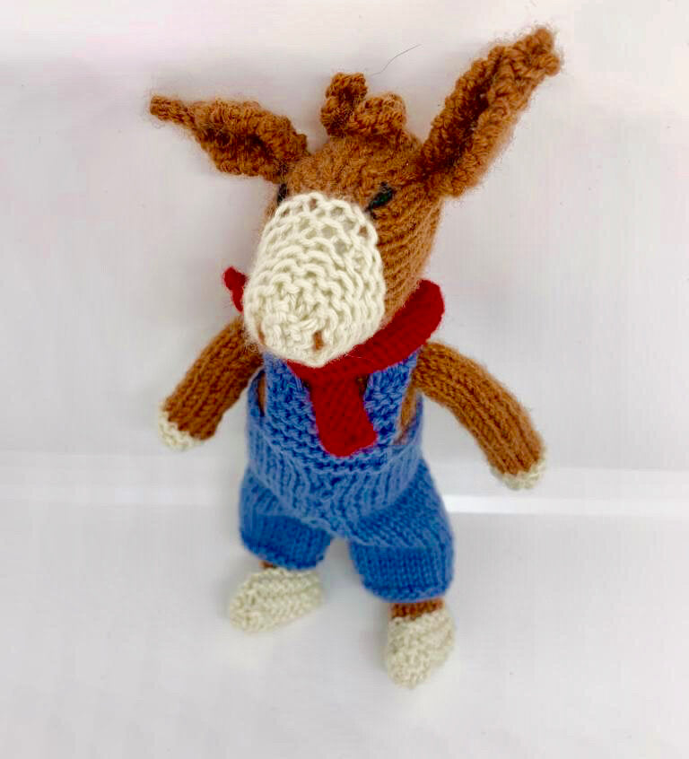 Ned the Donkey Knitting Kit