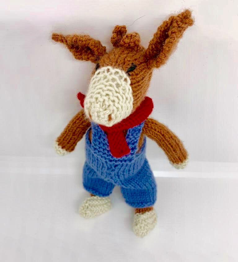 Ned the Donkey Knitting Kit