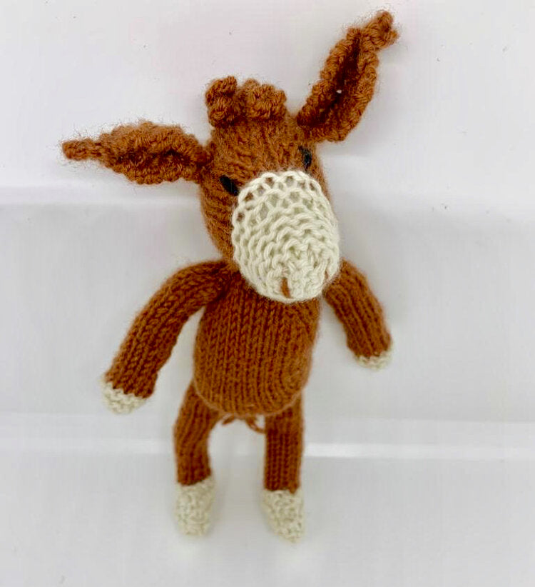 Ned the Donkey Knitting Kit