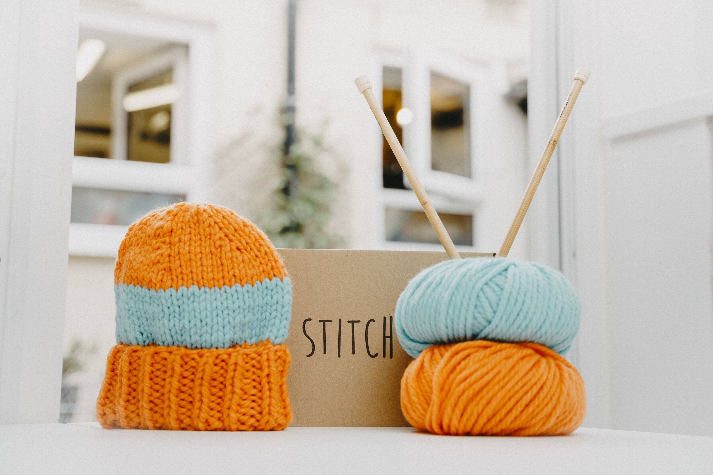 Chunky Beanie Hat Knitting Kit