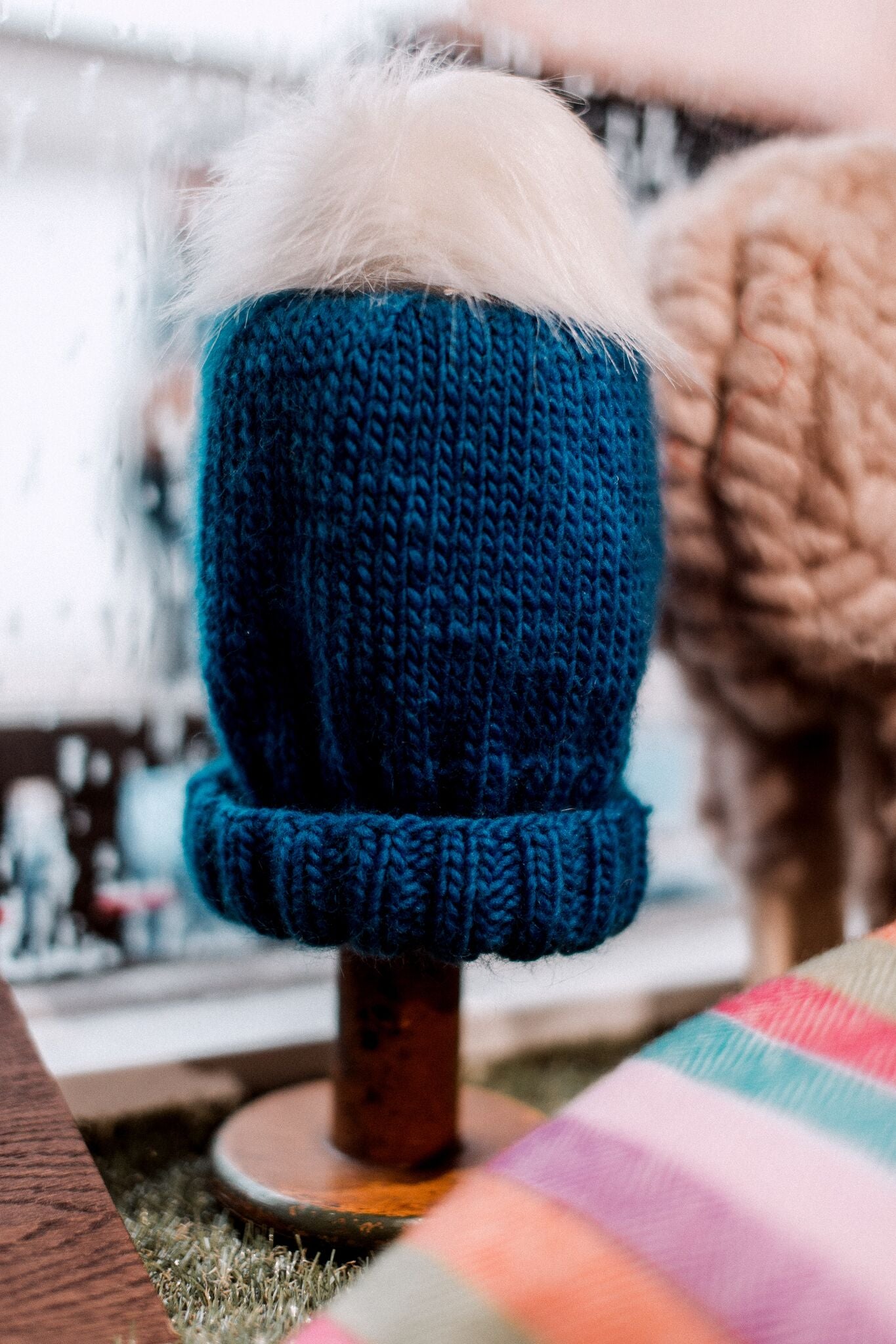 Bobble Hat Knitting Kit