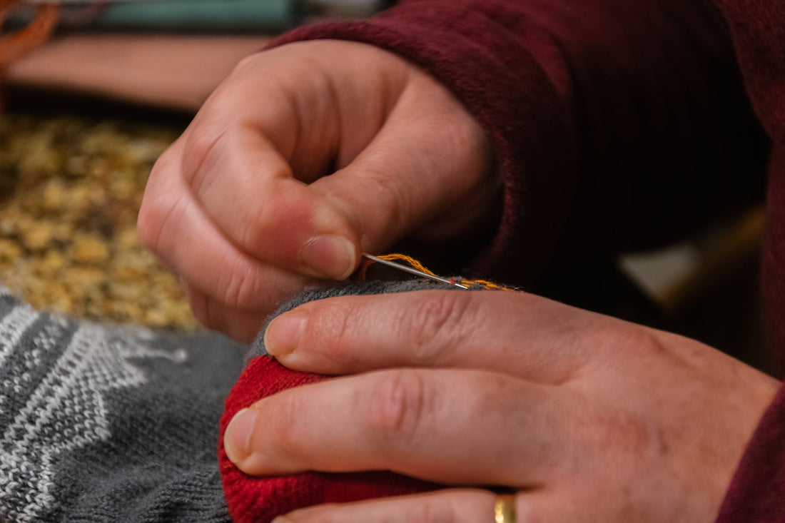 Creative Mending (Knitted & Woven Garments)  18th October, 2025, 10am - 12.30pm)