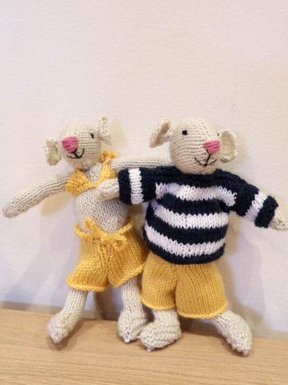 Margot and Malcolm Mouse Body Knitting Kit